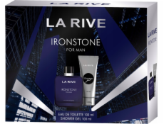 NoName SADA LA RIVE Ironstone Men EDT sprej 100ml + sprchový gel 100ml
