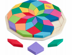 Mattel FP DŘEVĚNÉ MANDALA DŘEVĚNÉ PUZZLE HXT94 FOL6