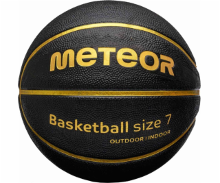 Meteor Basketbalový míč Meteor Cellular 7 černo-zlatý 166...
