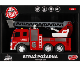 Mega Creative AUTO STRAŽ B/O WODA 34X23X12 MY CITY PLPL 24