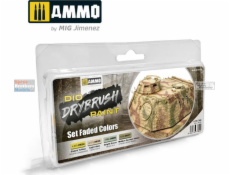 Vallejo Ammo: DIO Drybrush Paint - Sada vybledlých barev