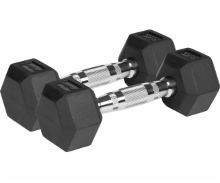 Rebel Pogumované činky RBA-2325 2 x 3 kg