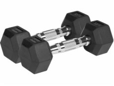 Rebel Pogumované činky RBA-2325 2 x 3 kg