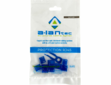 Alantec Zámek USB portu proti neoprávněnému připojení, modrý (balení 10 ks + klíč) ALANTEC