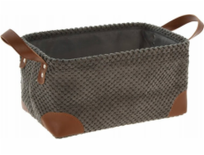 Home Styling Collection Úložný košík z manšestrové tkaniny s uchy, kolekce Home Styling, 30 x 20 x 15 cm