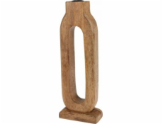 Home Styling Collection Dřevěný svícen z kolekce bytového stylingu, mangové dřevo, 11,5 x 30 cm