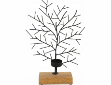 Home Styling Collection Stojan na čajové svíčky z kolekce Home Styling, tvar stromku, kov, 32 x 22 cm