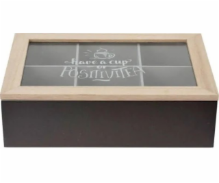 Home Styling Collection Dřevěná krabička na čaj z kolekce...