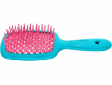 NoName JANEKE_Small Superbrush malý kadeřnický kartáč na rozčesávání vlasů růžovo-modrý