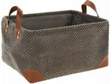 Home Styling Collection Úložný košík z manšestrové tkaniny s rukojeťmi, kolekce Home Styling, 36 x 26 x 19 cm