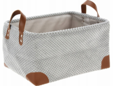 Home Styling Collection Úložný košík z manšestrové tkaniny s rukojeťmi, kolekce Home Styling, 36 x 26 x 19 cm