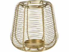 Home Styling Collection Kolekce bytového stylingu Zlatá svíčková lucerna, kovová, O 17,5 cm