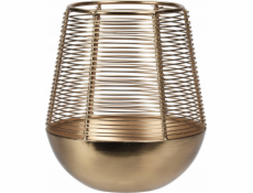 Home Styling Collection Kolekce bytového stylingu Zlatá svíčková lucerna, kovová