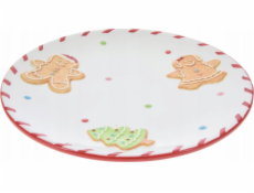 Home Styling Collection Vánoční talíř kolekce Home Styling, 24 cm, PERNÍK