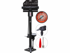 XQMax DÍLENSKÁ CYKLISTICKÁ PUMPA PRO 160 Psi (11 Bar) S MANOMETREM, MALÁ ZÁKLADNA