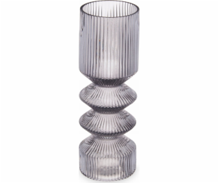 Gift Decor Dárková dekorace - váza z drážkovaného skla, 8...