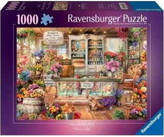 Heye Puzzle 1000 Kočka v květinářství