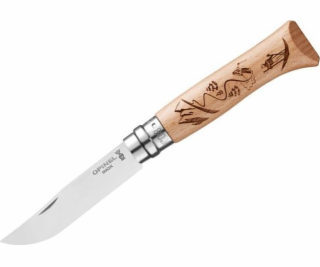 Opinel Peilis „Opinel“ Nr.8 su slidinejimo motyvais gravi...