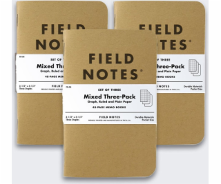 HP Notes Field Notes Original Kraft Mix 3 balení