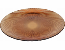 Home Styling Collection Kolekce pro domácí styling AMBER Žebrovaný plochý talíř, O 32 cm