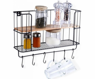 Vilde POLIČKA NA KOŘENÍ S DRŽÁKY NA PŘÍSLUŠENSTVÍ 229080