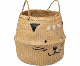 Atmosphera Košík na hračky s rukojeťmi Pipo kitty 37 cm
