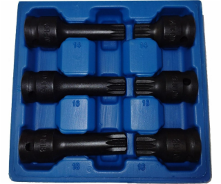 Silver SADA STŘÍBRNÝCH KLÍČŮ S DRÁŽKOU, 6 DÍLŮ. M14–M18