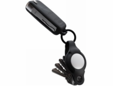 STATIK KeySmart Air Flex - organizér na klíče s pouzdrem AirTag ze silikonu (černý)