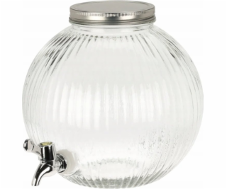 Excellent Houseware Kulatý dávkovač vody sklo, 5500 ml
