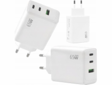 Vega Nabíječka ECOBOX PD SÍŤOVÁ NABÍJEČKA 2xUSB-C 1xUSB 65W ČERNÁ RYCHLÉ NABÍJENÍ>