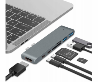 NoName USB HUB USB HUB Splitter pro MacBOOK AJH-712