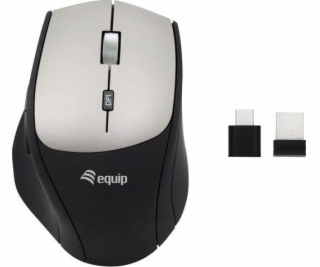 Equip Equip Myš Optische Maus kabellos Dual Adapter USB-C...