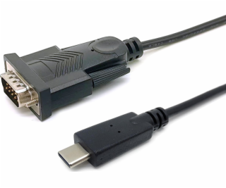 Equip USB adaptér Adaptér Equip USB-C -> Sériový RS232-DB...