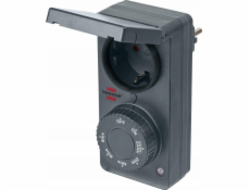 Brennenstuhl Timer s Dämmerungsensor mechan. Antracitová IP44
