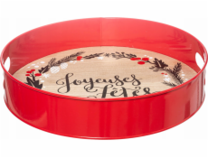 Fééric Lights and Christmas Dekorativní tác s vánočním motivem, O 35 cm