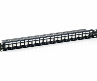 Equip Equip Patchpanel 24x Cat6 19 FTP 1HE Keystone Monta...