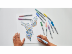 Sharpie Sharpie Permanentmarker Rundspitze F 0,9 mm Edelsteinfar.12er Blister