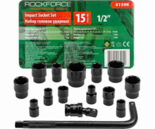 King Tony Sada rázových nástrčných klíčů ROCKFORCE 15díln...