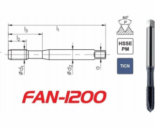 Fanar THREAD M 6 DIN-371B (6H) HSSE-PM TICN VENTILÁTOR