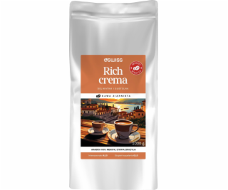 4Swiss Kávová zrna Rich Crema čerstvě pražená 1 kg