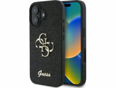 Guess Guess GUHCP16MHG4SGK pevný kryt pro iPhone 16 Plus 6.7 černý/černý Fixed Glitter Big 4G