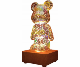 OEM 3D plyšový medvídek Art Deco LED noční světlo stojací...