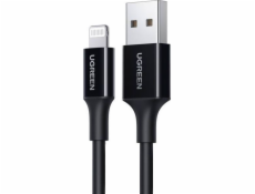 Ugreen USB-A - Lightning USB kabel 2m černý (UGR1136BLK)