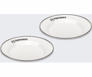Petromax Smaltované talíře 18 cm 2 ks BÍLÉ