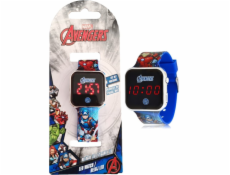 Euroswan Dětské digitální náramkové hodinky s LED světlem a motivem Avengers