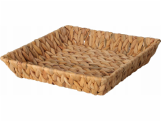 Home Styling Collection Kolekce pro domácí styling BRAID čtvercový košík upletený z vodního hyacintu, 29 x 29 cm