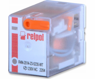 Relpol Průmyslové relé R4 4P 230V AC 6A 2014-23-5230-WT 8...