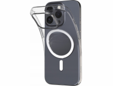 Puro Silikonový kryt Puro 03 Mag MagSafe pro iPhone 16 Pro Max - průhledný