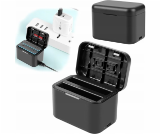 Puluz Nabíječka fotoaparátu USB nabíječka pro 2x dobíjecí...