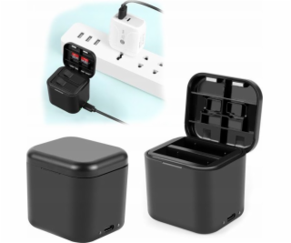 Puluz Nabíječka fotoaparátu USB nabíječka pro 2x dobíjecí...
